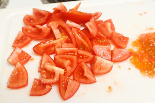 đậu sốt cà chua cách làm