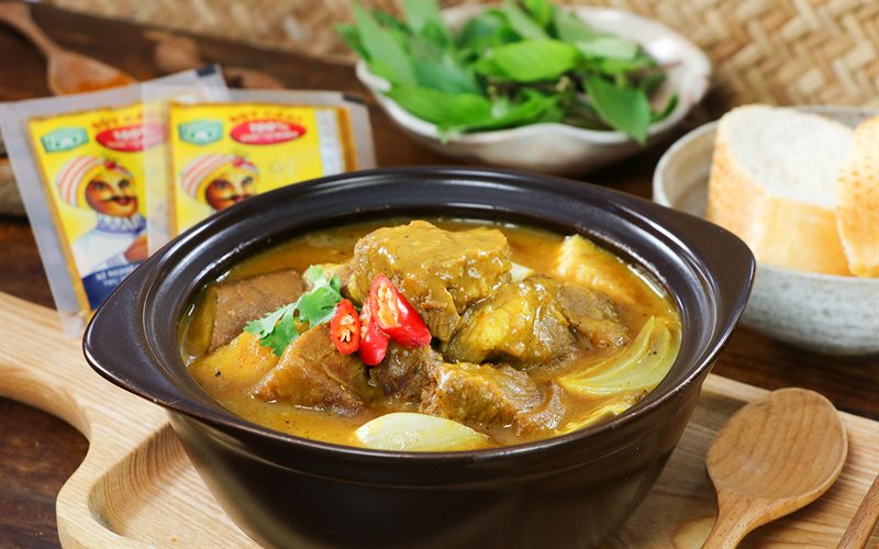 cách nấu món cà ri dê