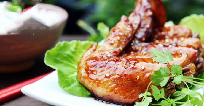 Hướng dẫn cách làm cánh gà sốt mật ong bằng nồi cơm điện