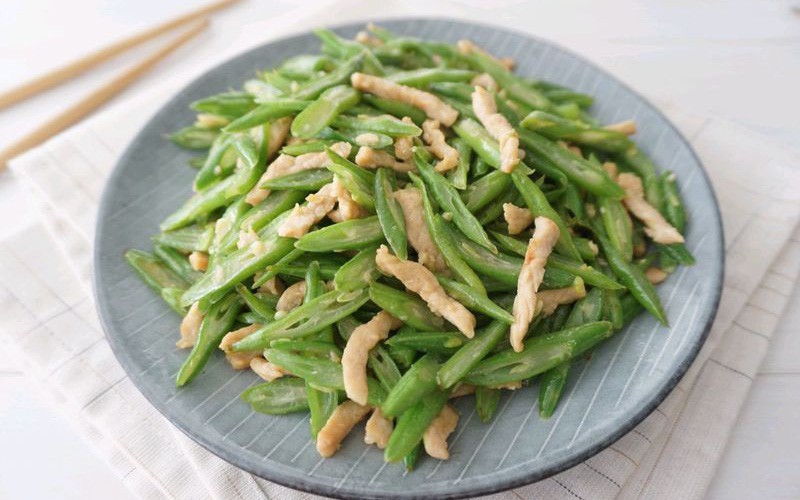 Cách làm món đậu cô ve xào thịt nạc