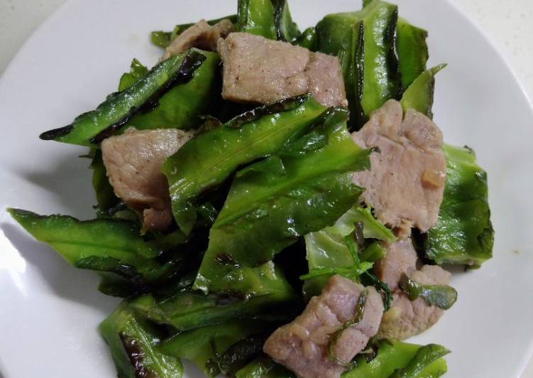 Chế biến đậu rồng xào thịt nạc