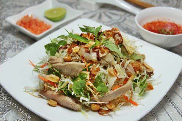 cách làm món nộm vịt thập cẩm