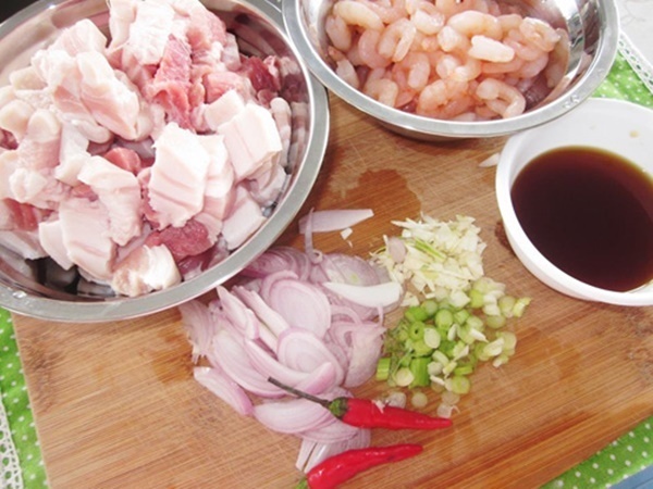 Cách làm món  thịt ba chỉ kho quẹt