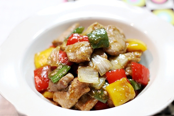 Ớt chuông xào thịt