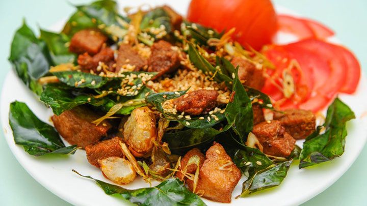 món vú dê nướng sả