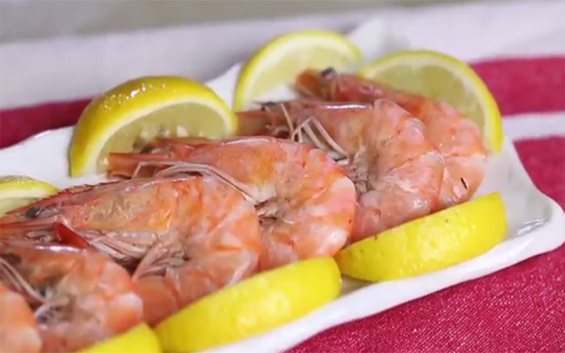 Thành Phẩm Luộc Tôm Ngon