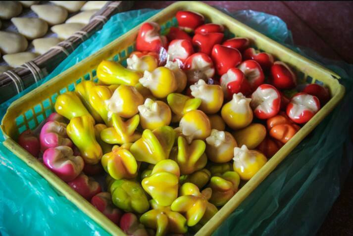 Bánh đậu xanh trái cây Huế