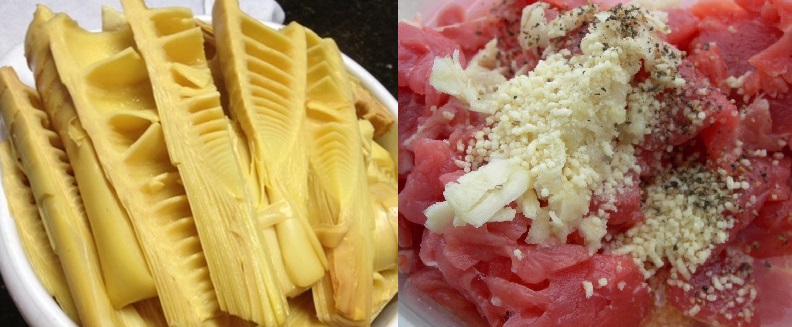 cách làm thịt bò xào măng