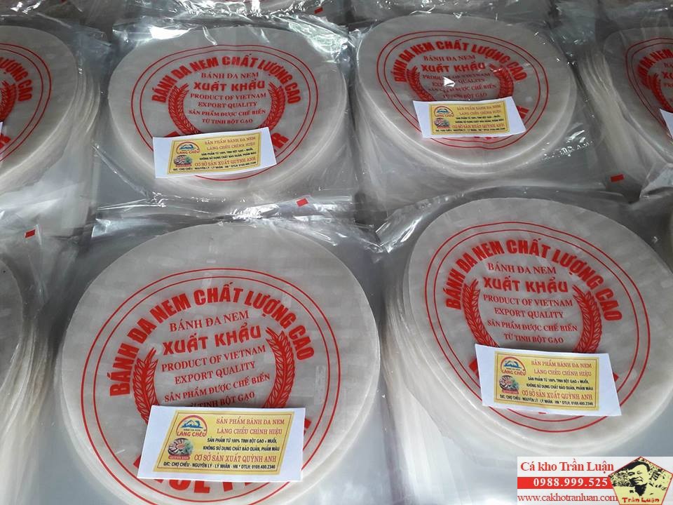 Bánh đa nem làng Chều