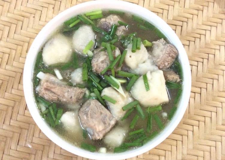 canh khoai sọ Cụ Cang
