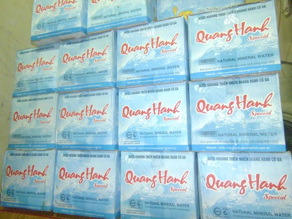 Nước khoáng Quang Hạnh uy tín trên thị trường
