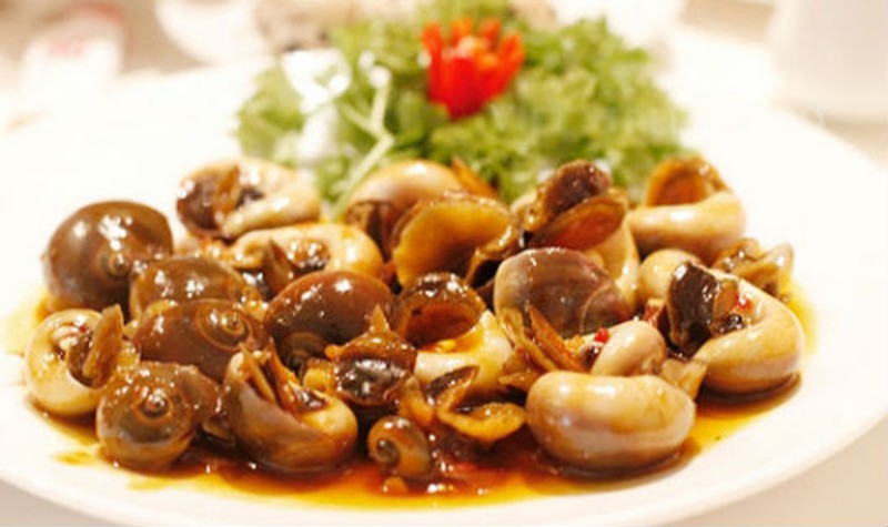 Ốc mỡ rim me Ốc mỡ rim me