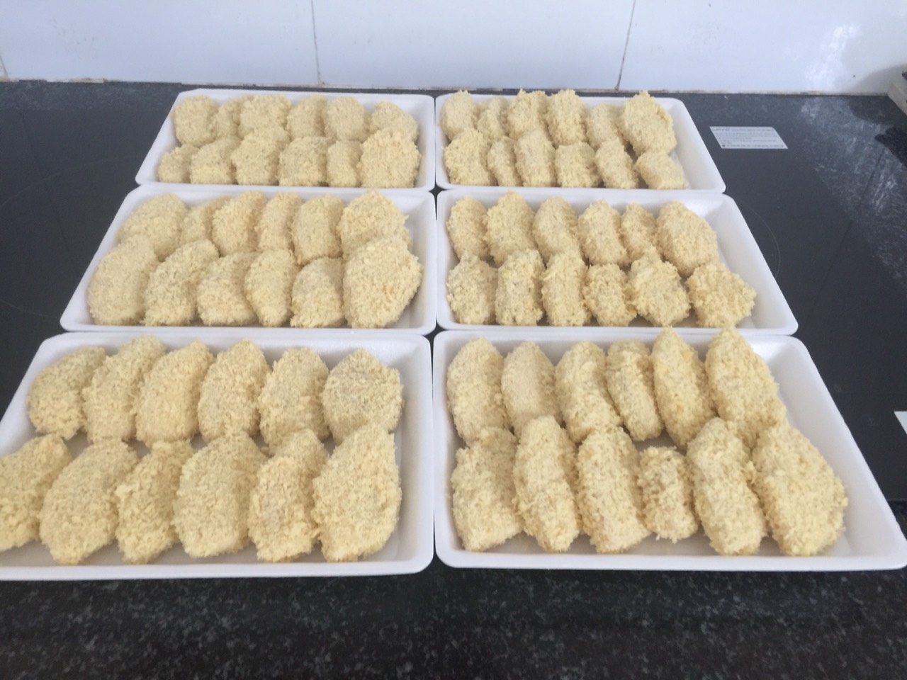 sake tẩm sẵn bột chiên xù