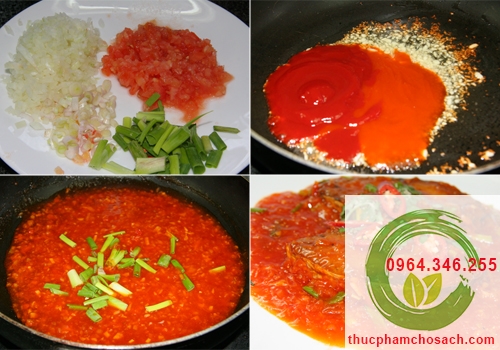 cách làm món cá thu một nắng sốt cà chua