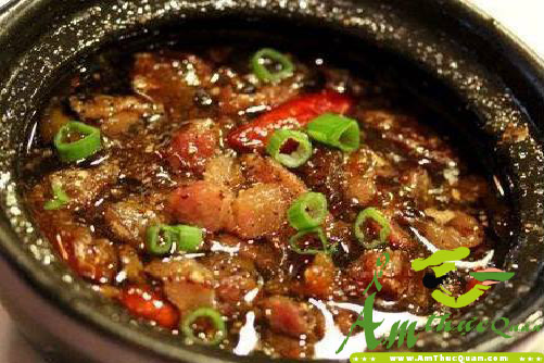 cá khô kho quẹt hoàn thành