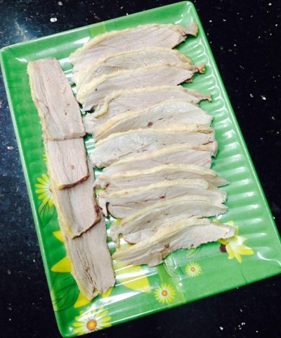 gỏi vịt bóp thấu cách làm