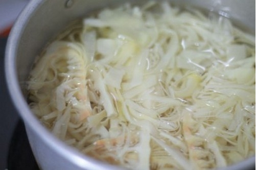 măng xào hành cách làm