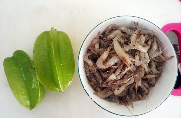 tép khô rang khế nguyên liệu