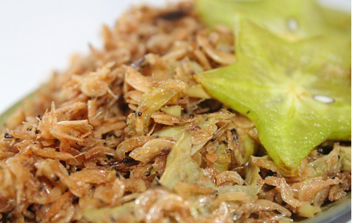 tép khô rang khế hoàn thành