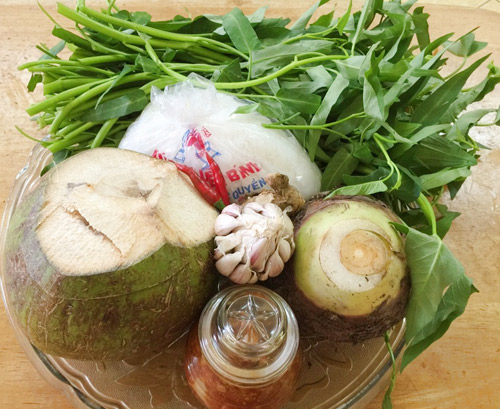 vịt nấu chao nguyên liệu