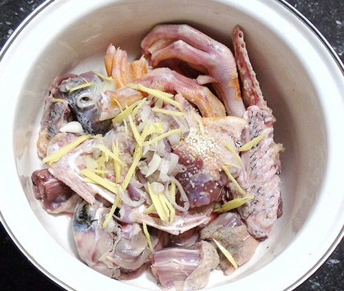 vịt nấu măng tươi cách làm