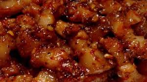 thịt kho ruốc sả 