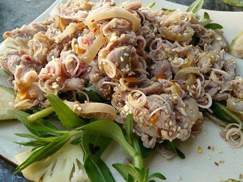 món ăn từ thịt ba chỉ ngựa